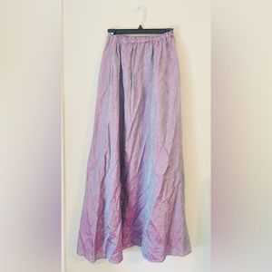 Jessica McClintock Gunne Sax Vintage Iridescent Maxi Skirt - Size XS, S, or M
